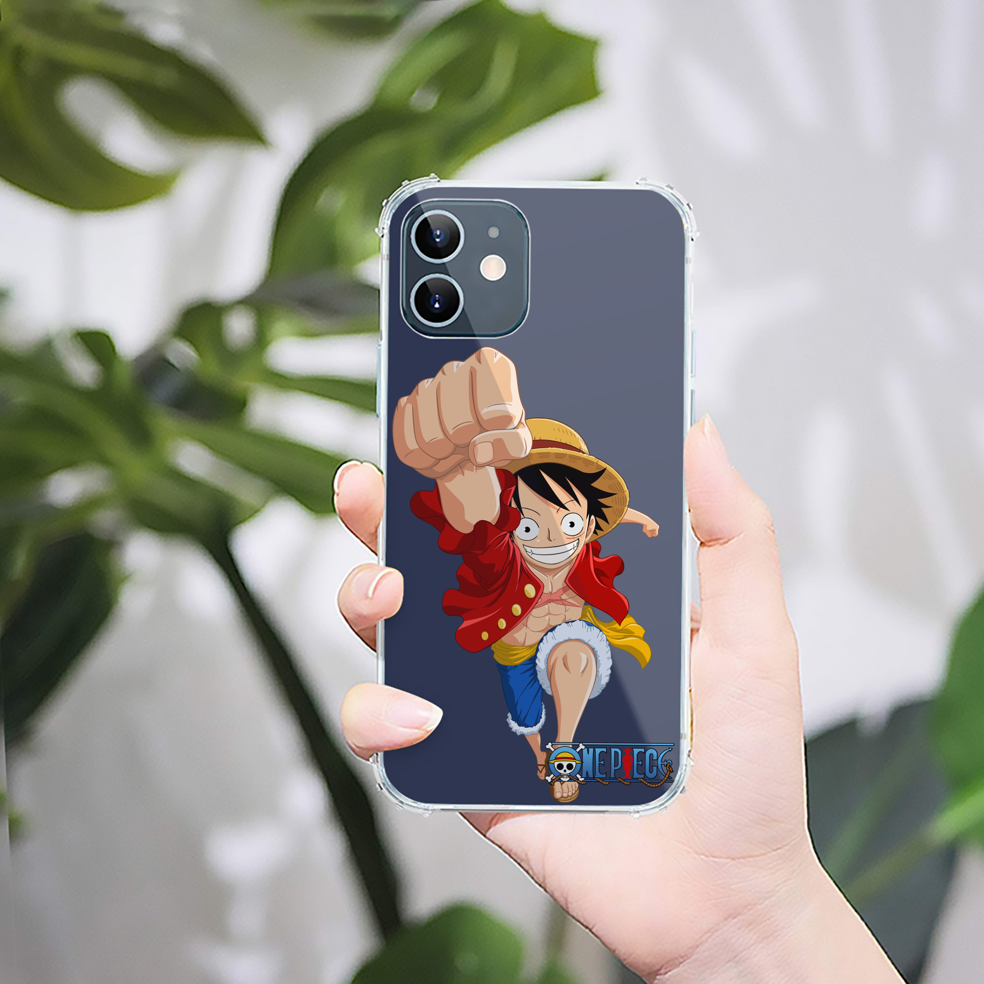 （画像用） ワンピース モンキー・D・ルフィ ONE PIECE Monkey D. Luffy 【iPhone 12シリーズ対応】透明スマホケース（クリアソフトケース）